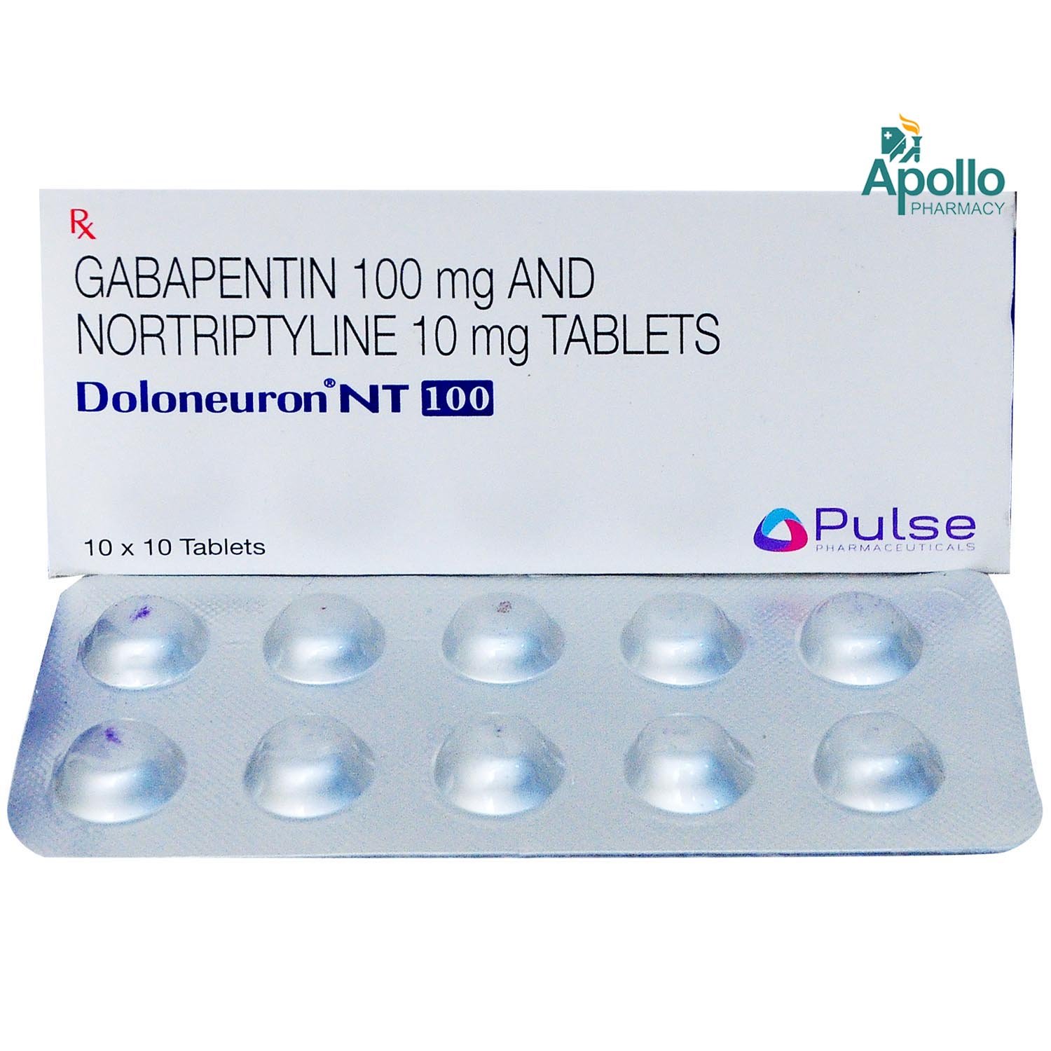 Doloneuron NT 100 Tablet 10's, Pack of 10 TABLETS Doloneuron NT 100 Tablet 10's, Pack of 10 TABLETS
