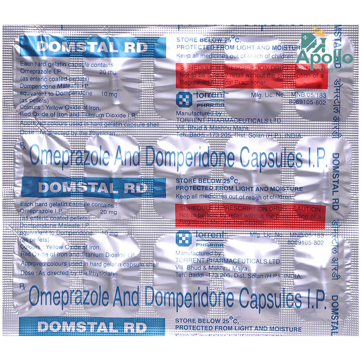 Domstal RD Capsule 15's, Pack of 15 CAPSULES Domstal RD Capsule 15's, Pack of 15 CAPSULES