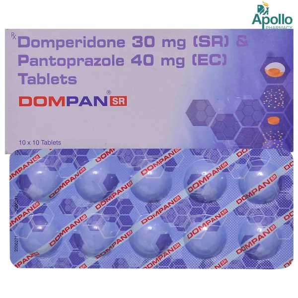 Dompan SR Tablet 10's, Pack of 10