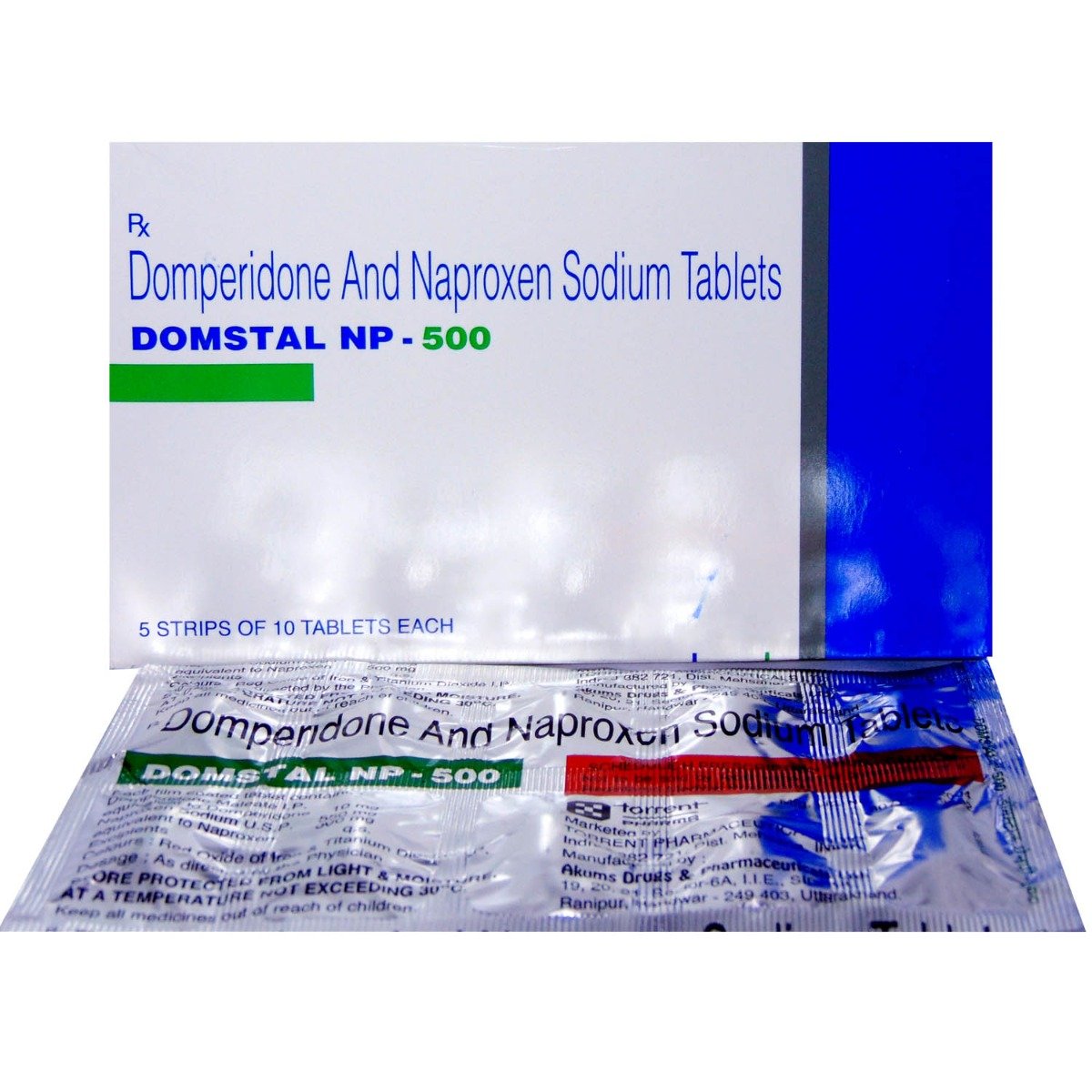 Domstal NP-500 mg Tablet 10's, Pack of 10 TABLETS Domstal NP-500 mg Tablet 10's, Pack of 10 TABLETS