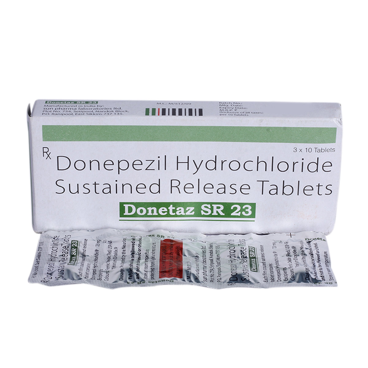 Donetaz SR 23 Tablet 10's, Pack of 10 TabletS Donetaz SR 23 Tablet 10's, Pack of 10 TabletS