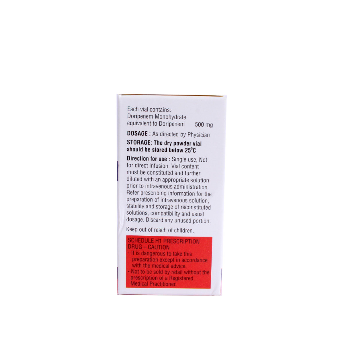 DORIGLEN 500MG INJECTION, Pack of 1 INJECTION DORIGLEN 500MG INJECTION, Pack of 1 INJECTION