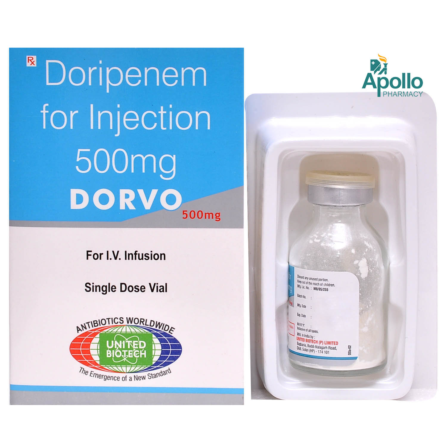 Dorvo 500mg Injection, Pack of 1 INJECTION Dorvo 500mg Injection, Pack of 1 INJECTION