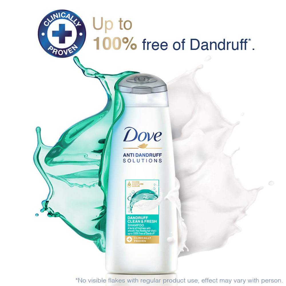 Dove Anti Dandruff Clean & Fresh Shampoo, 650 ml, Pack of 1 Dove Anti Dandruff Clean & Fresh Shampoo, 650 ml, Pack of 1