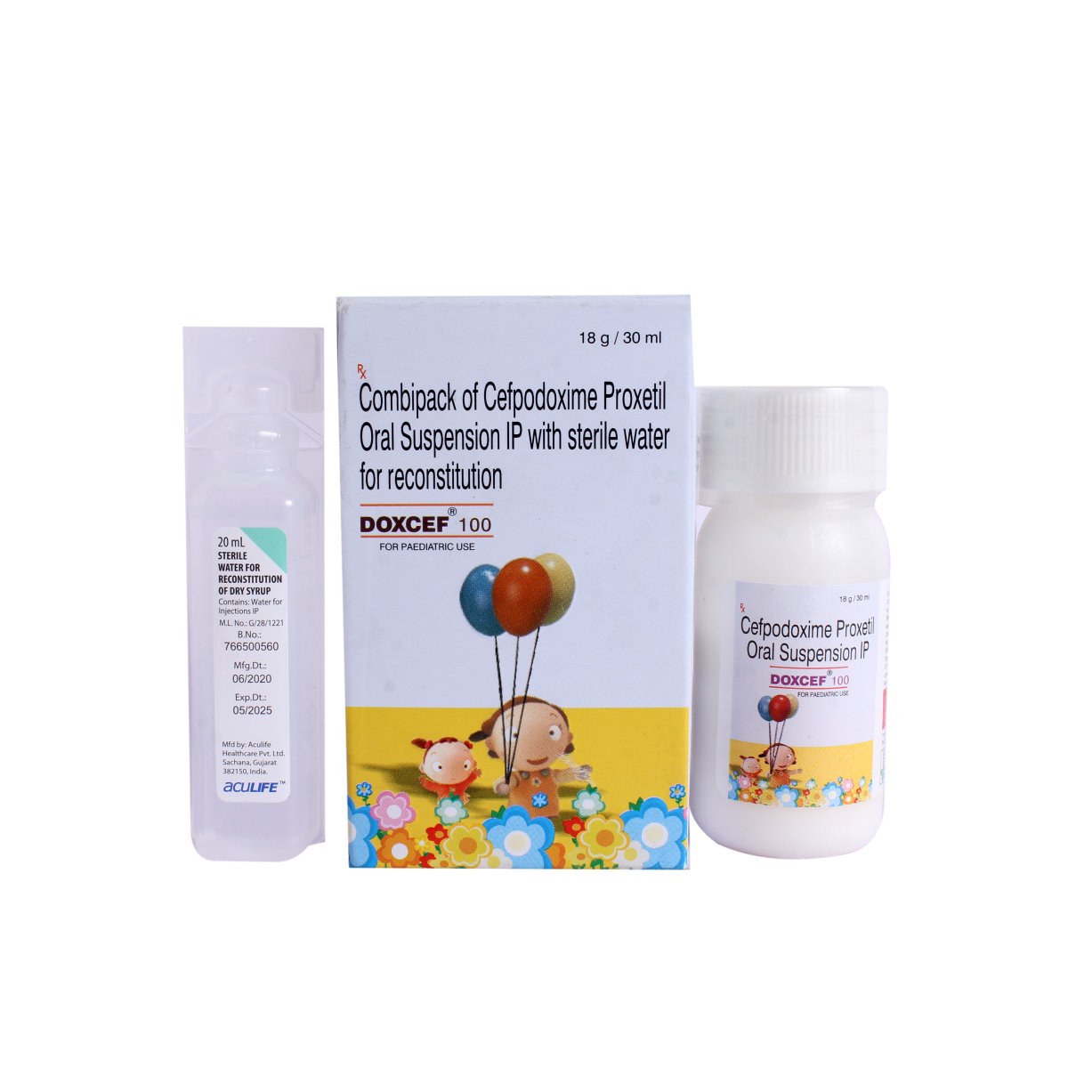 Doxcef 100 mg Syrup 30 ml, Pack of 1 Syrup Doxcef 100 mg Syrup 30 ml, Pack of 1 Syrup