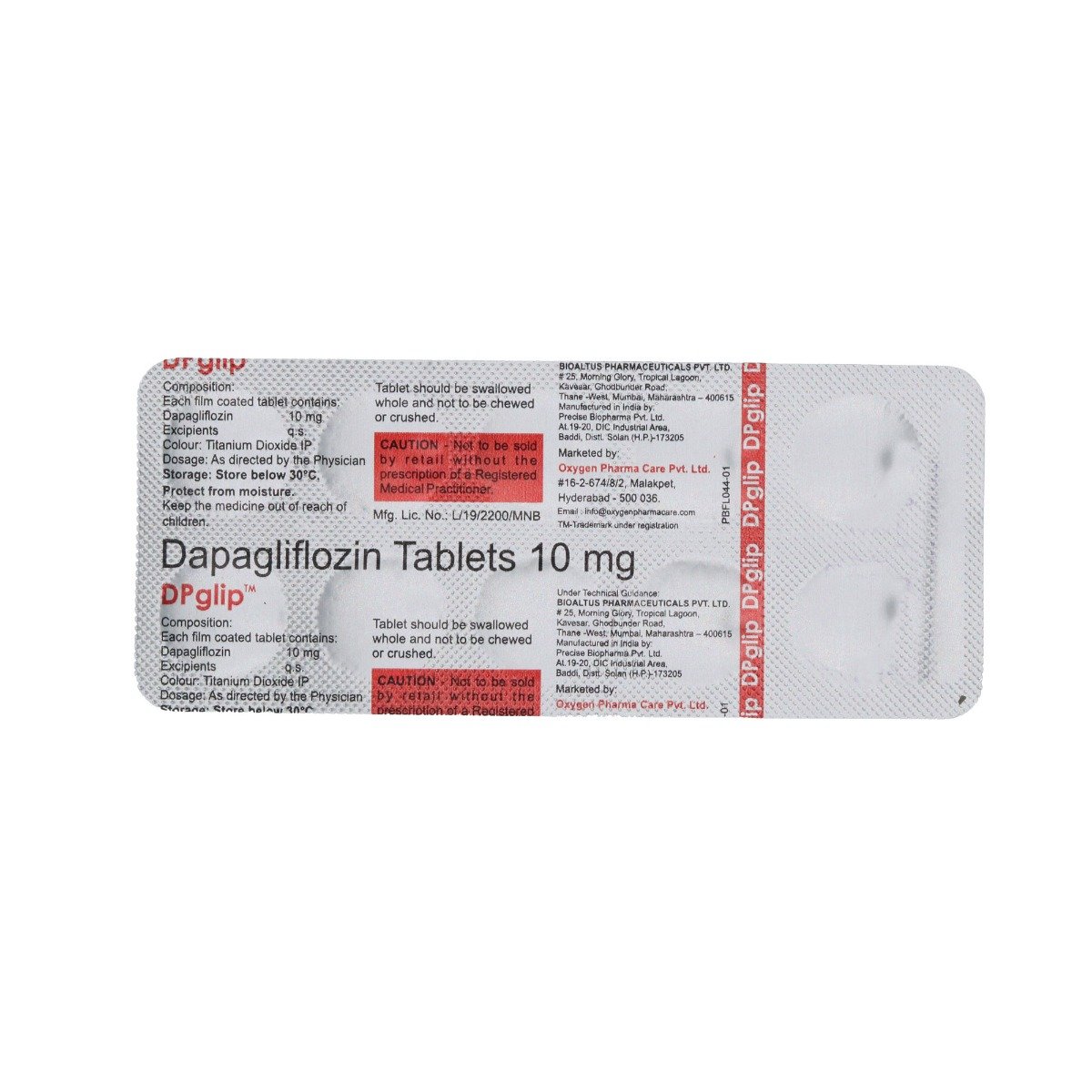 DPglip Tablet 10's, Pack of 10 TabletS DPglip Tablet 10's, Pack of 10 TabletS