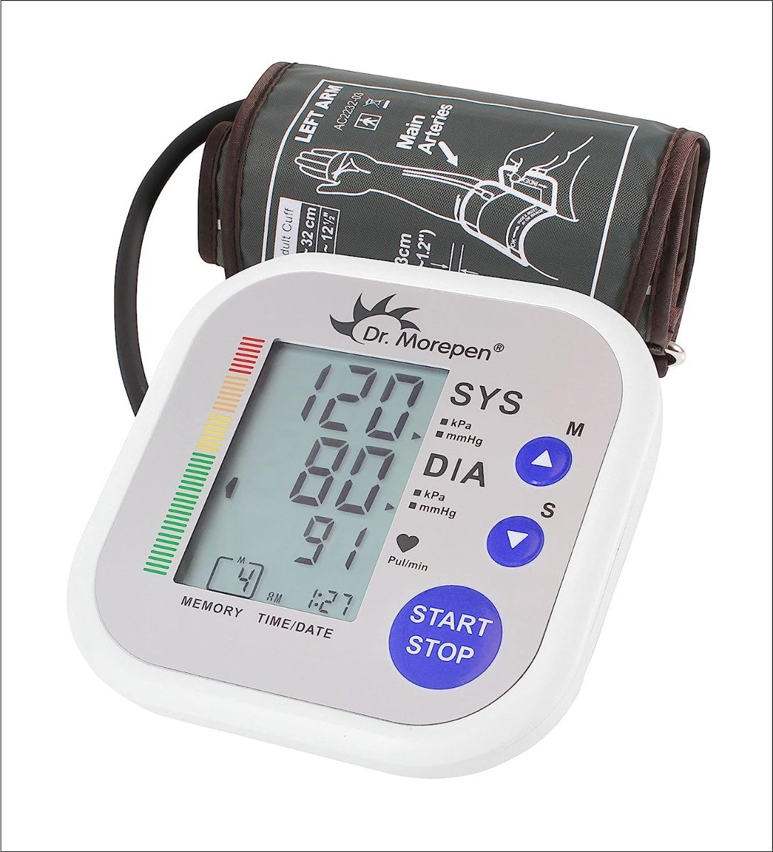 Dr. Morepen Blood Pressure Monitor BP-02, 1 Count, Pack of 1 Dr. Morepen Blood Pressure Monitor BP-02, 1 Count, Pack of 1