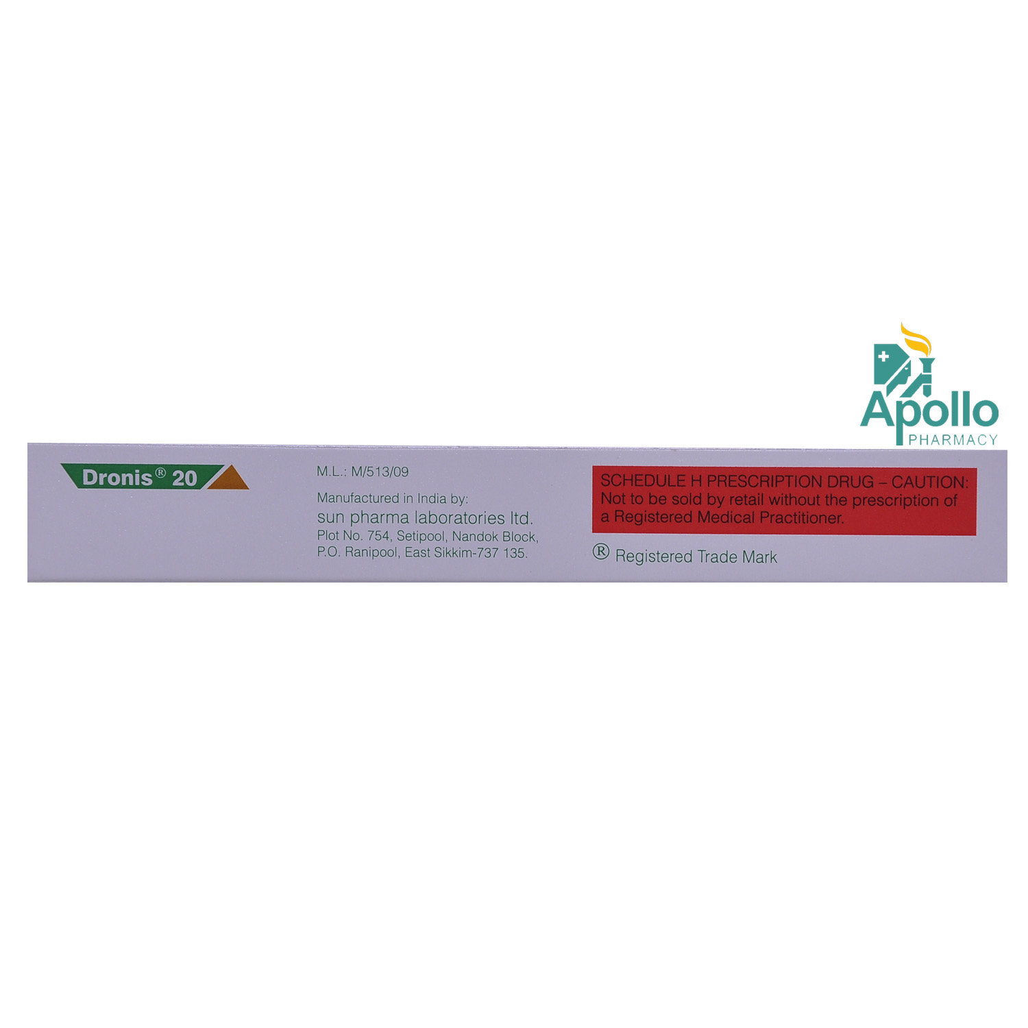 Dronis 20 Tablet 24's, Pack of 1 TABLET Dronis 20 Tablet 24's, Pack of 1 TABLET