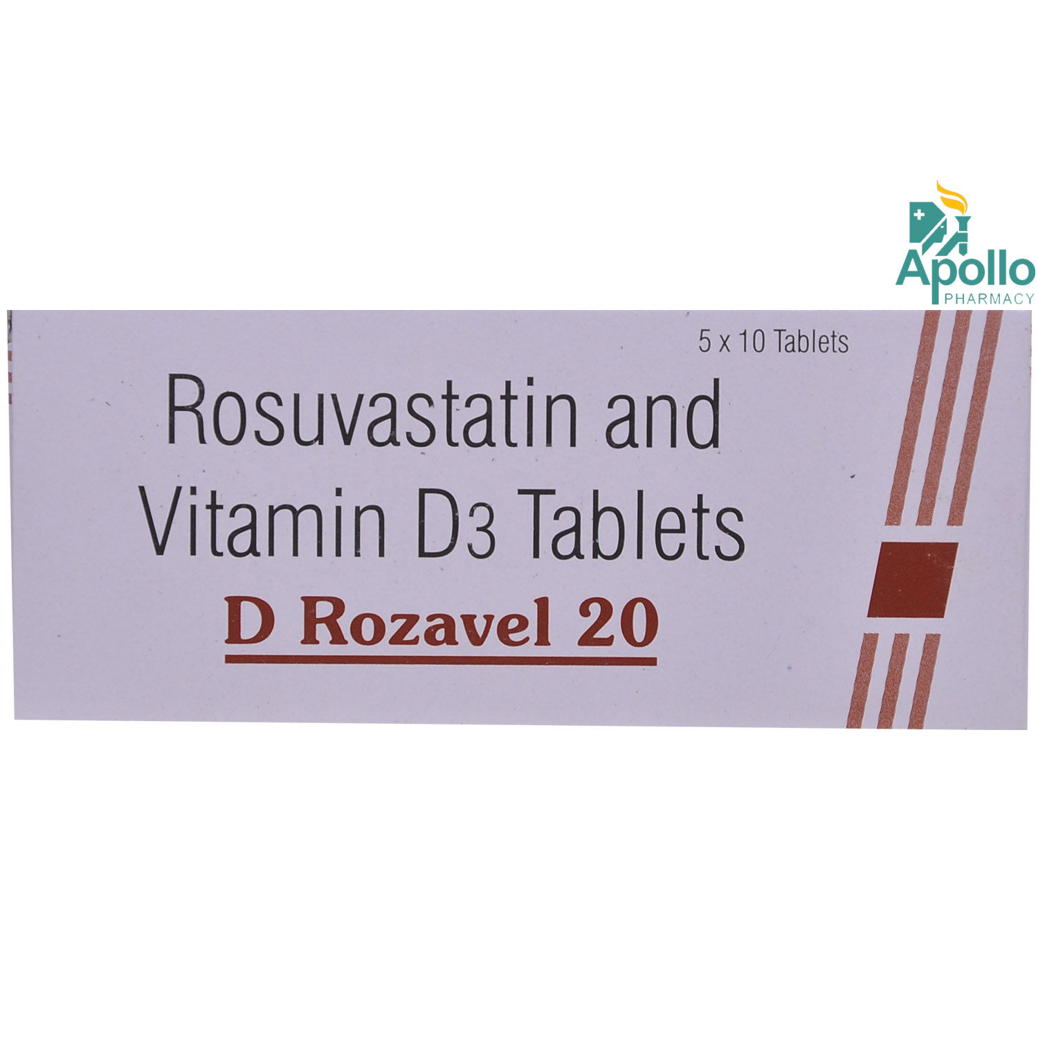 Buy D Rozavel 20 Tablet 10's Online