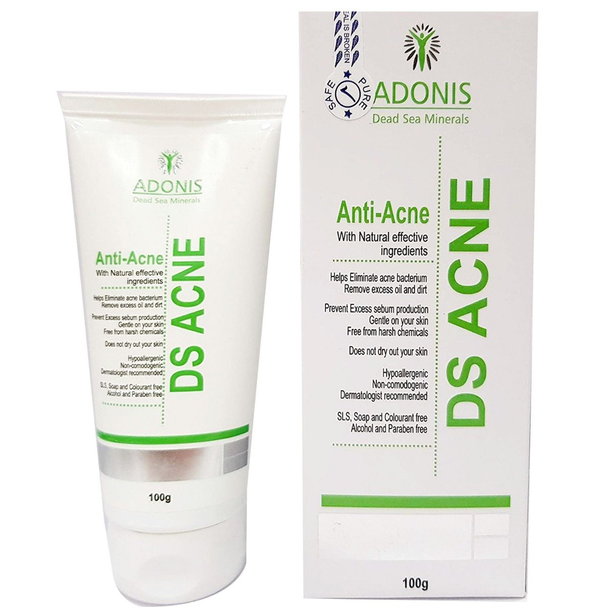 Adonis DS Acne Face Wash 100 gm | With Natural Ingredients | Removes Excess Oil | Prevents Acne Eruptions | For Acne Free Skin, Pack of 1 Adonis DS Acne Face Wash 100 gm | With Natural Ingredients | Removes Excess Oil | Prevents Acne Eruptions | For Acne Free Skin, Pack of 1