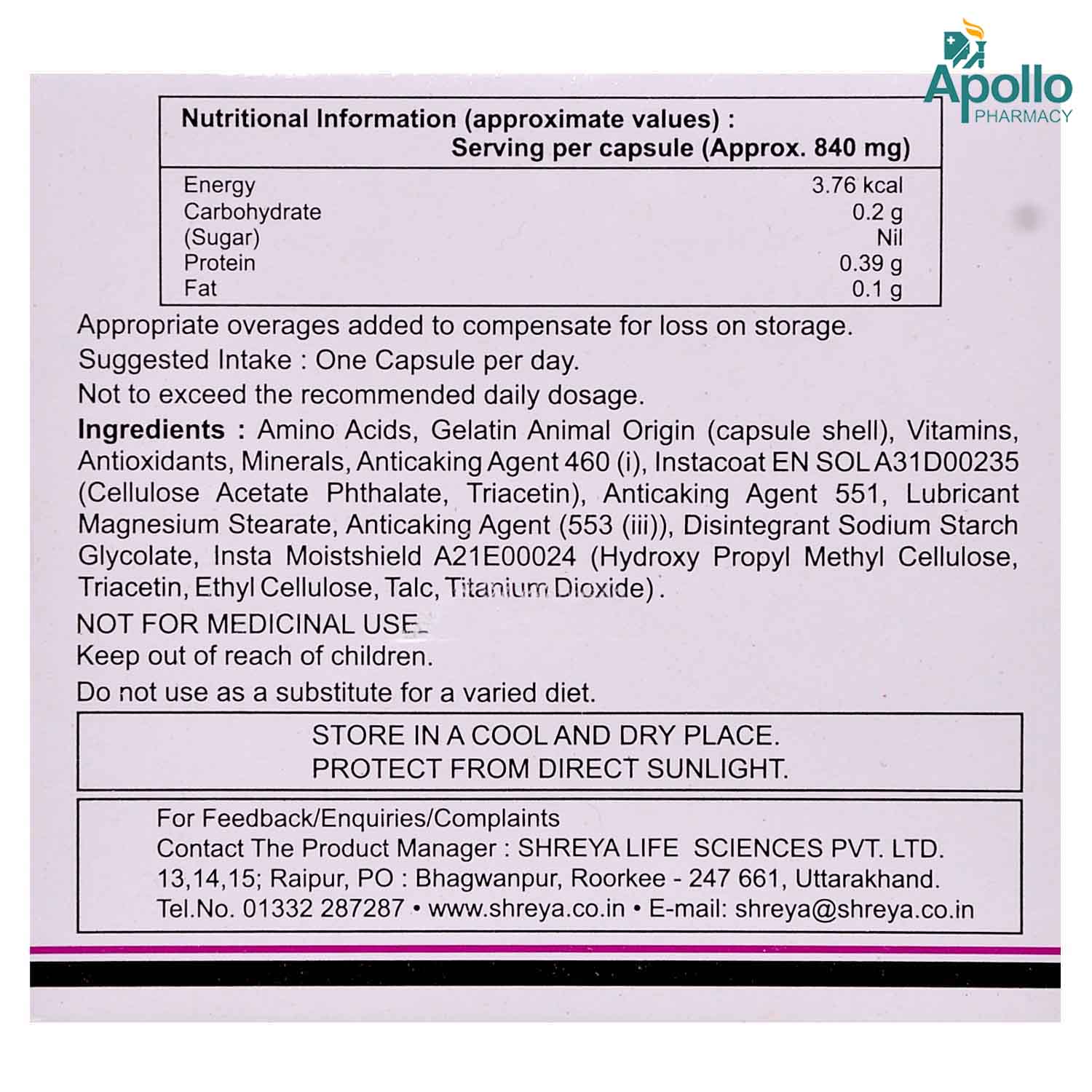 DSN Capsule 15's, Pack of 15 DSN Capsule 15's, Pack of 15