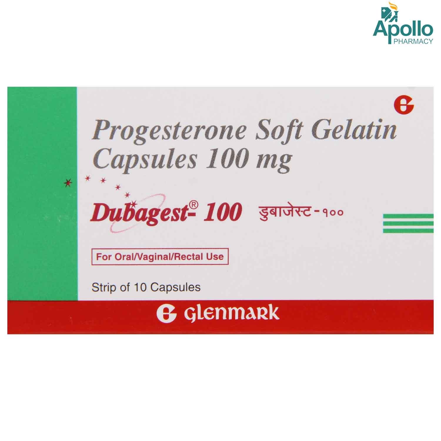 Dubagest 100 mg Capsule 10's, Pack of 10 CapsuleS Dubagest 100 mg Capsule 10's, Pack of 10 CapsuleS