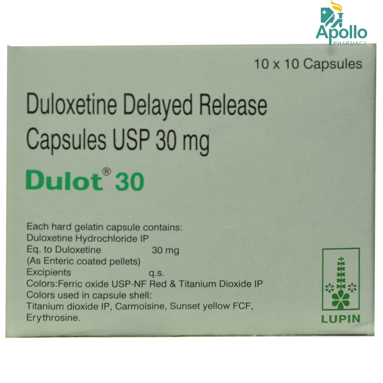 Buy Dulot 30 Capsule 10's Online