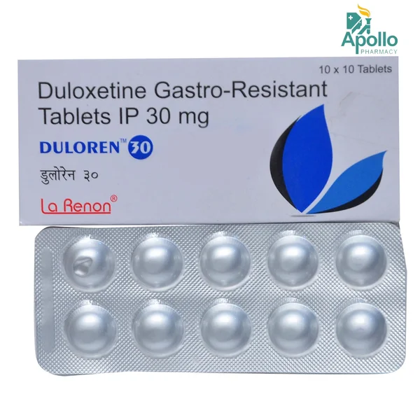 Duloren 30 Tablet 10's, Pack of 10 TABLETS