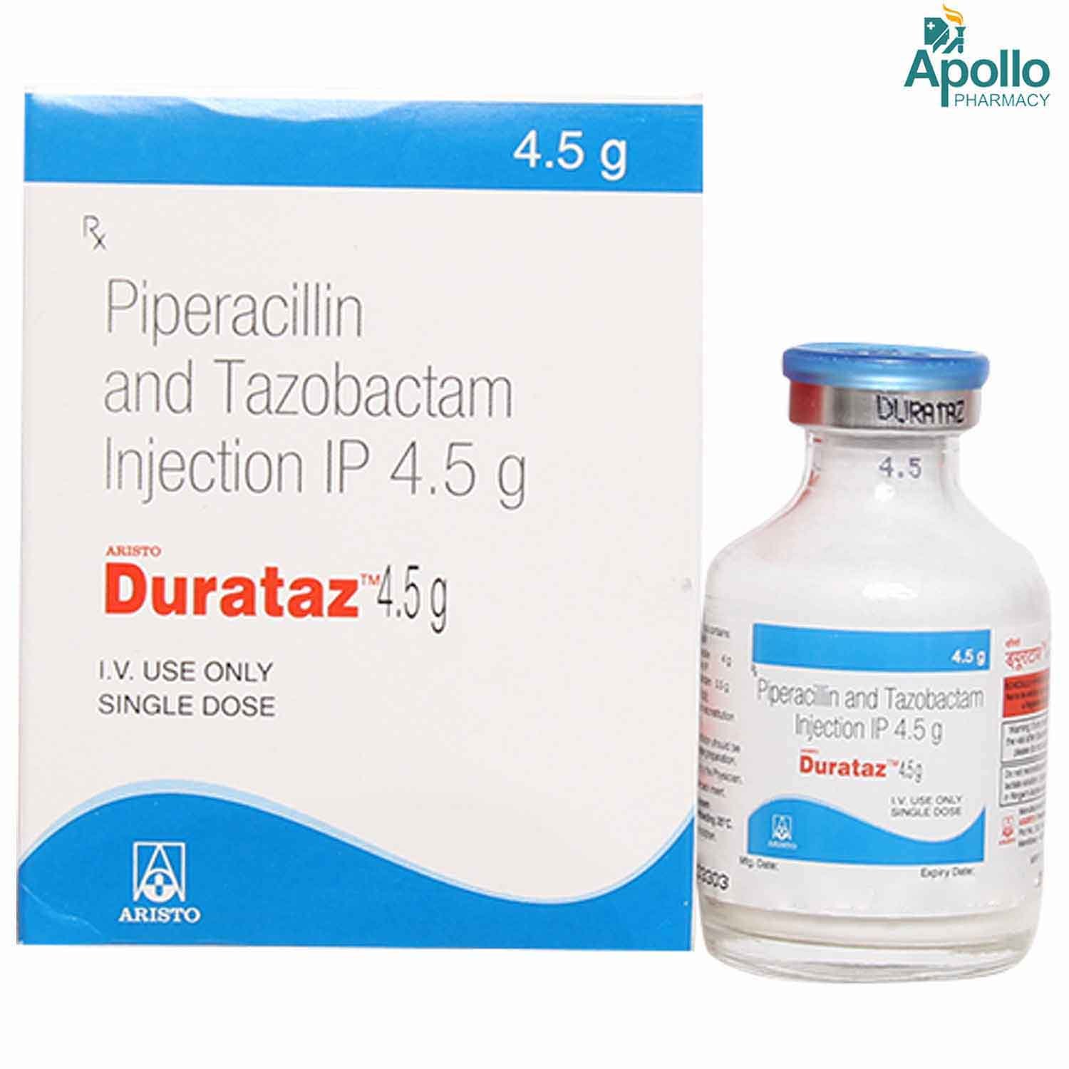 Durataz 4.5 gm Injection 1's, Pack of 1 Injection Durataz 4.5 gm Injection 1's, Pack of 1 Injection