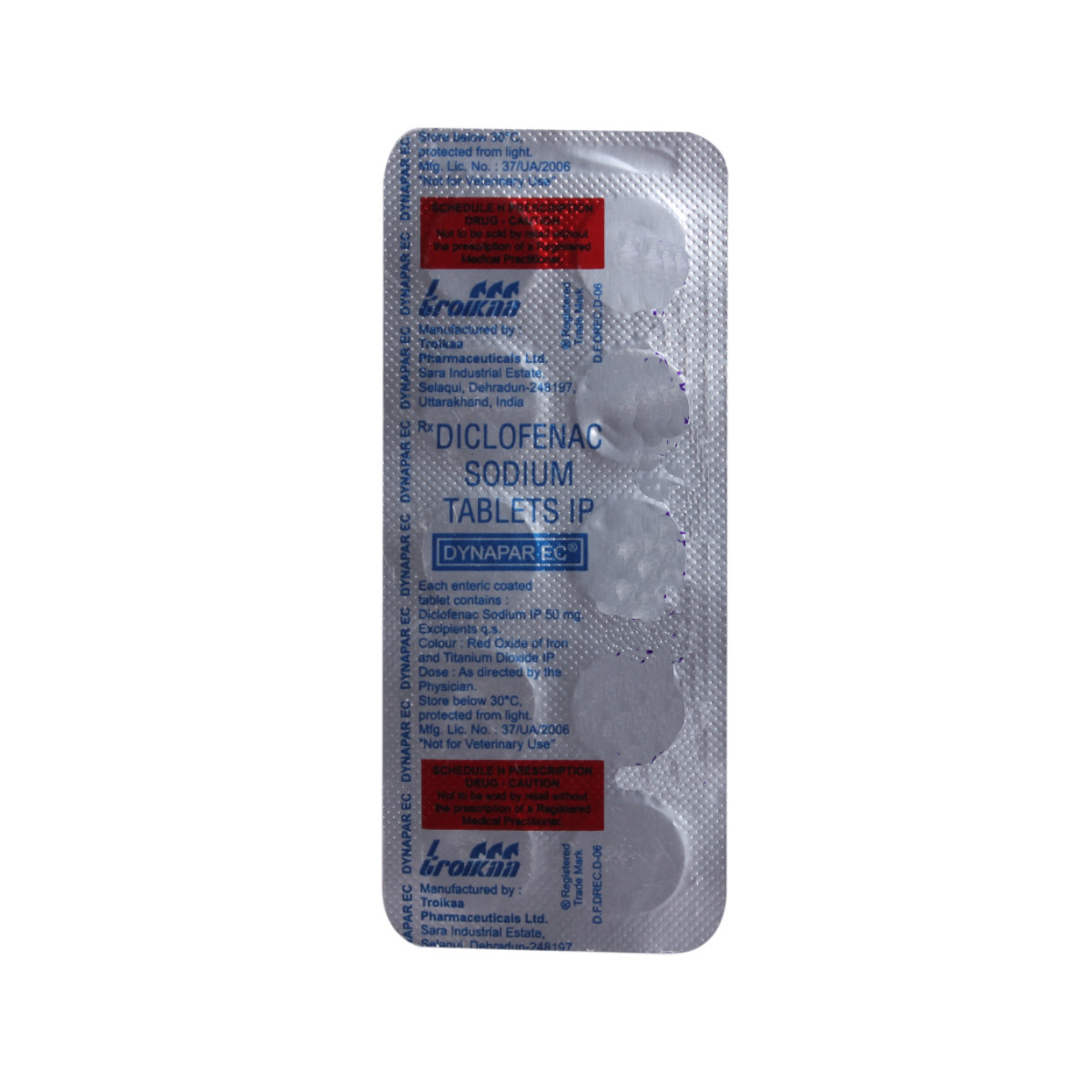 Dynapar Ec 50mg Tablet 10's, Pack of 10 TabletS Dynapar Ec 50mg Tablet 10's, Pack of 10 TabletS