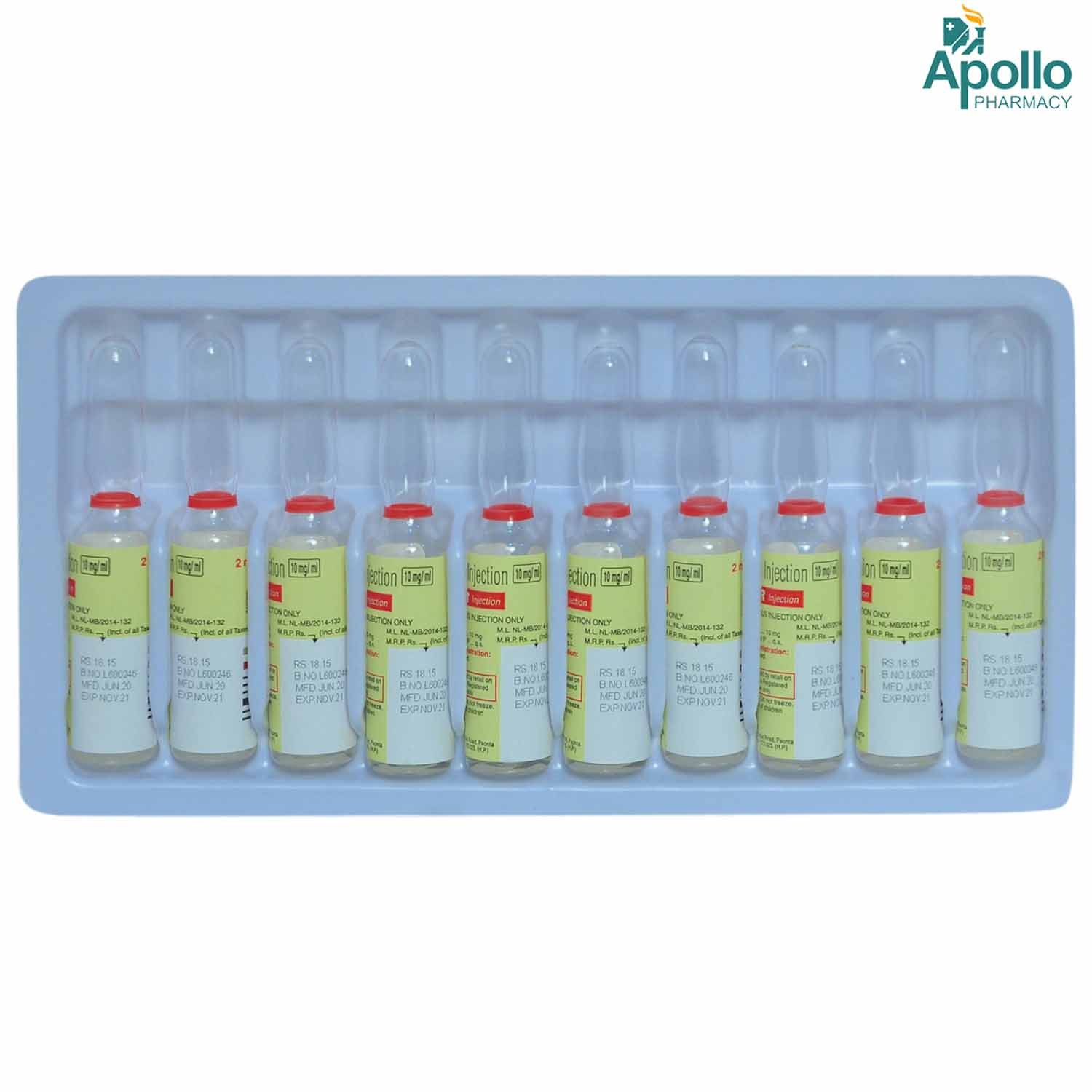 Dytor Injection 10 x 2 ml, Pack of 10 InjectionS Dytor Injection 10 x 2 ml, Pack of 10 InjectionS