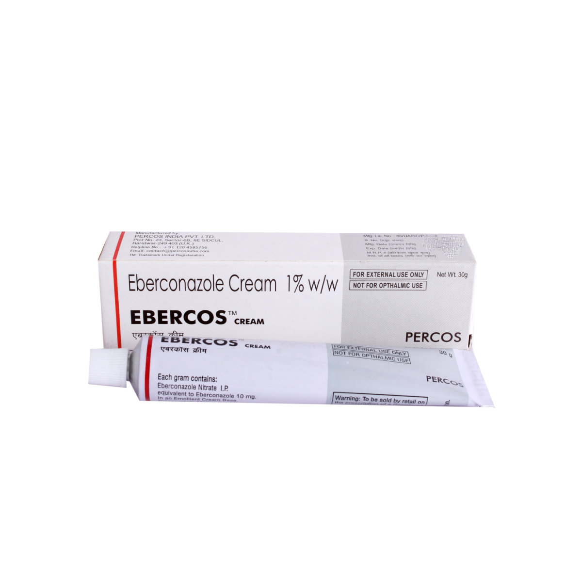 Ebercos Cream 30 gm, Pack of 1 CREAM Ebercos Cream 30 gm, Pack of 1 CREAM