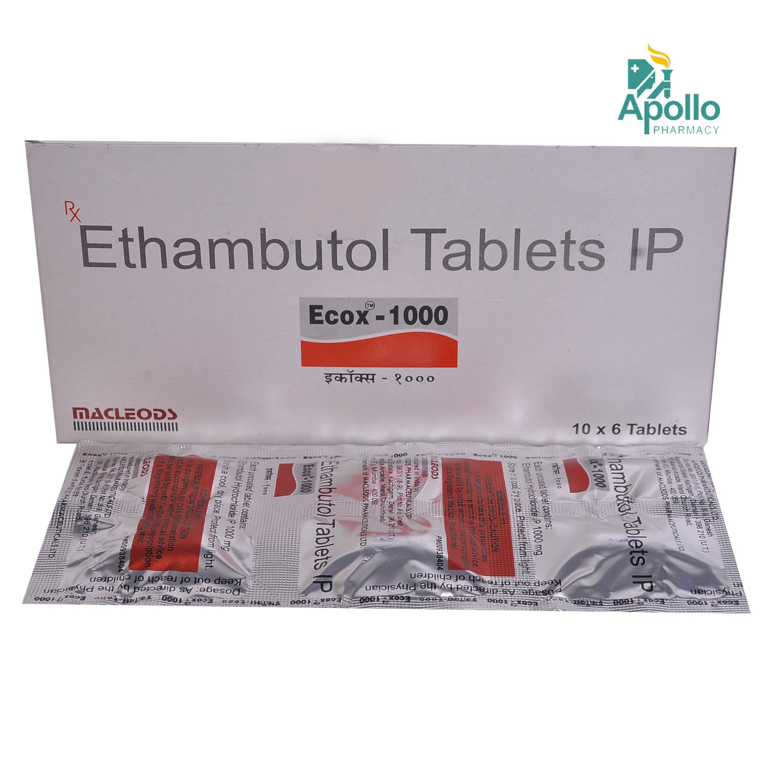 Ecox 1000 mg Tablet 6's, Pack of 6 TabletS Ecox 1000 mg Tablet 6's, Pack of 6 TabletS