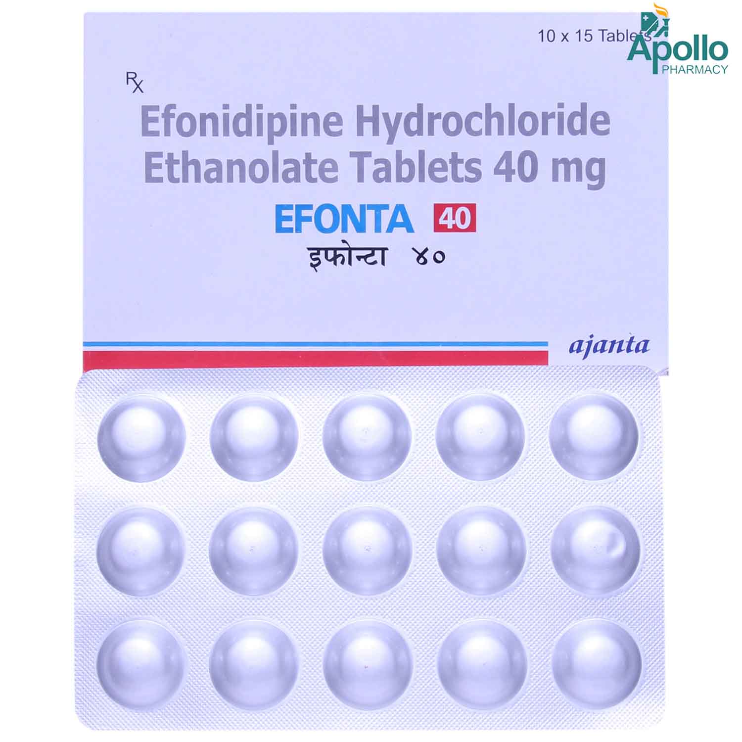 Buy Efonta 40 Tablet 15's Online