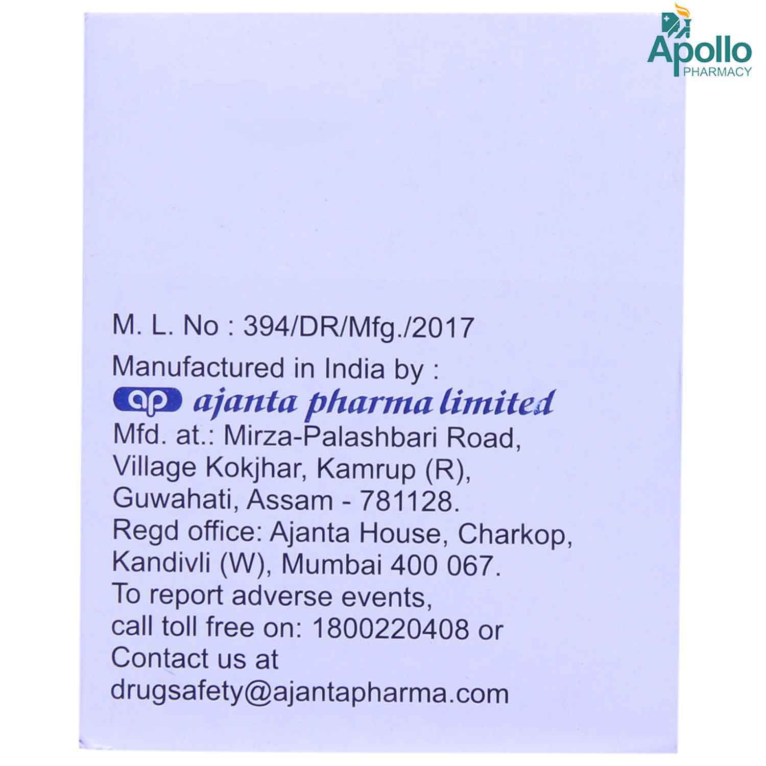 Efonta 40 Tablet 15's, Pack of 15 TABLETS Efonta 40 Tablet 15's, Pack of 15 TABLETS