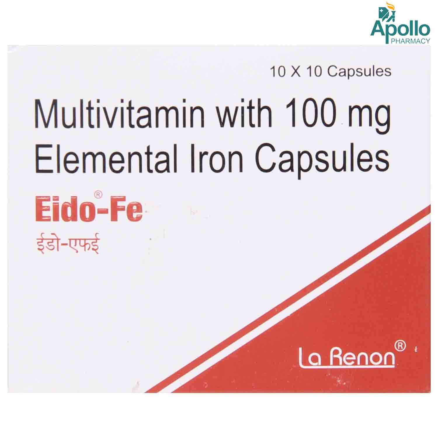 Eido-Fe Capsule 10's, Pack of 10 Eido-Fe Capsule 10's, Pack of 10