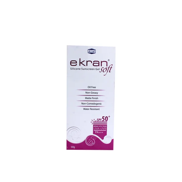 Ekran Soft Spf 50+ Sunscreen Gel 50 gm, Pack of 1