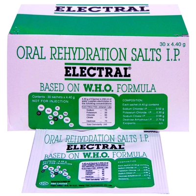 Electral Sachet 4.4 gm, Pack of 1 POWDER