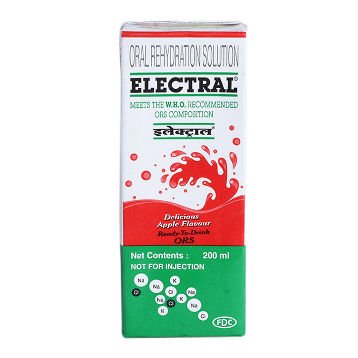 Electral Apple Flavour Liquid 200 ml, Pack of 1 Electral Apple Flavour Liquid 200 ml, Pack of 1