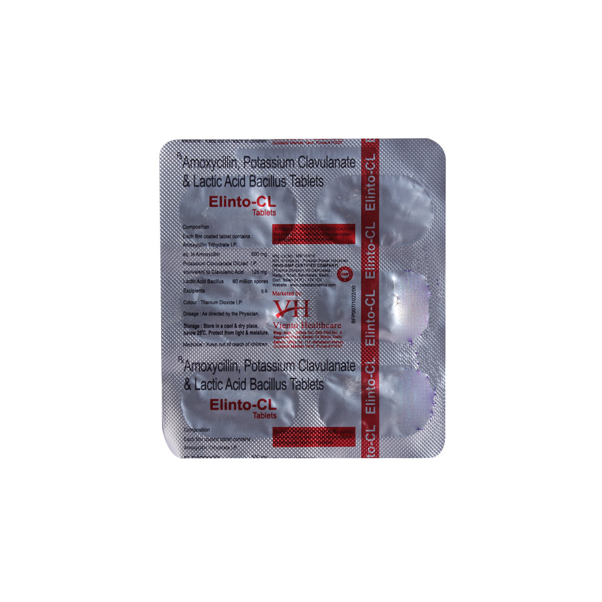 Elinto Cl Tablet 6's, Pack of 6 TABLETS Elinto Cl Tablet 6's, Pack of 6 TABLETS