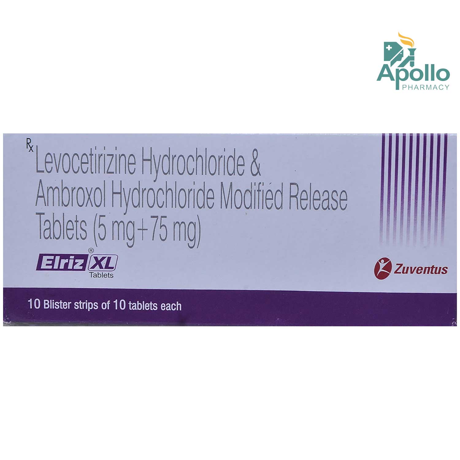 Elriz XL Tablet 10's, Pack of 10 TabletS Elriz XL Tablet 10's, Pack of 10 TabletS