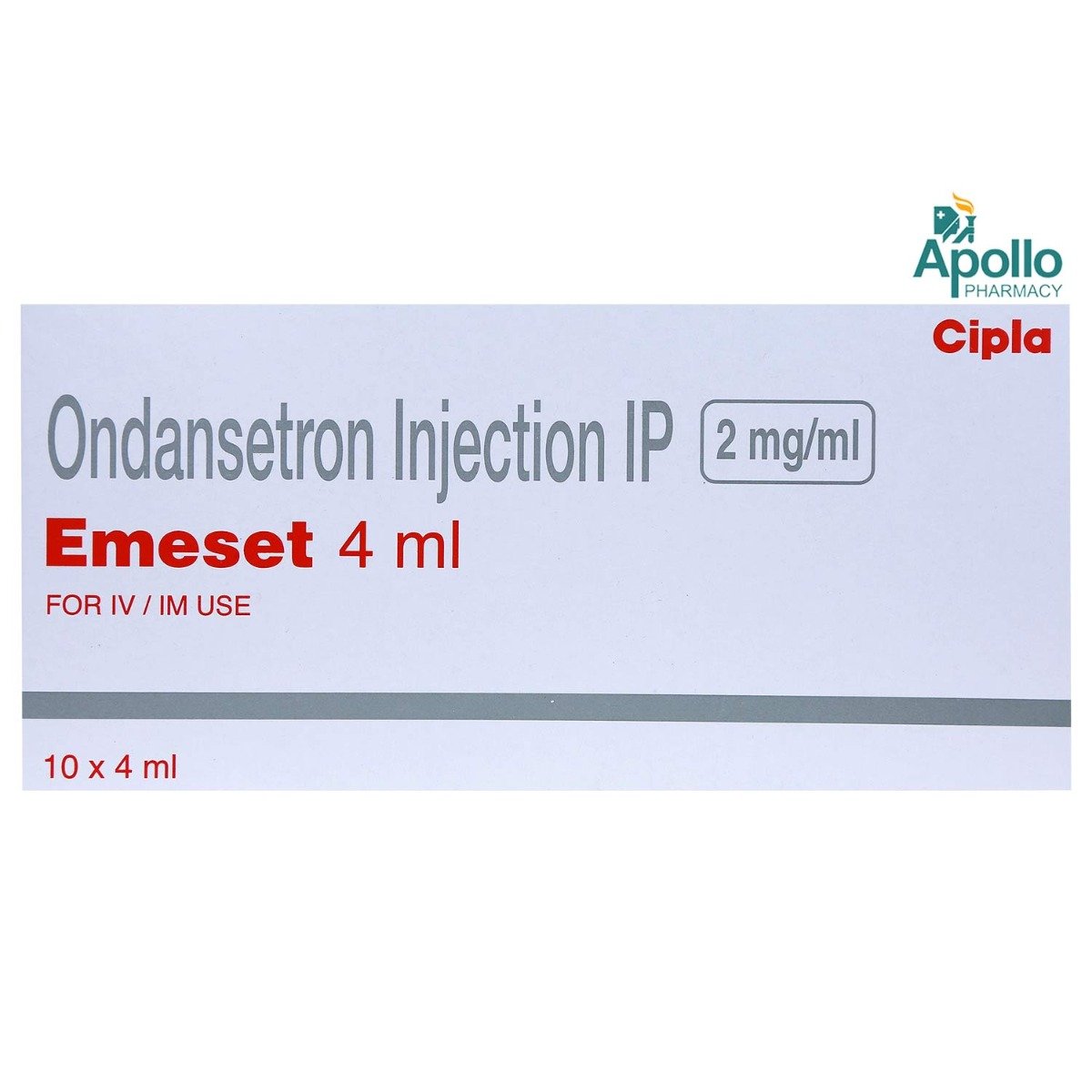 Emeset Injection 10X4 ml, Pack of 10 InjectionS Emeset Injection 10X4 ml, Pack of 10 InjectionS