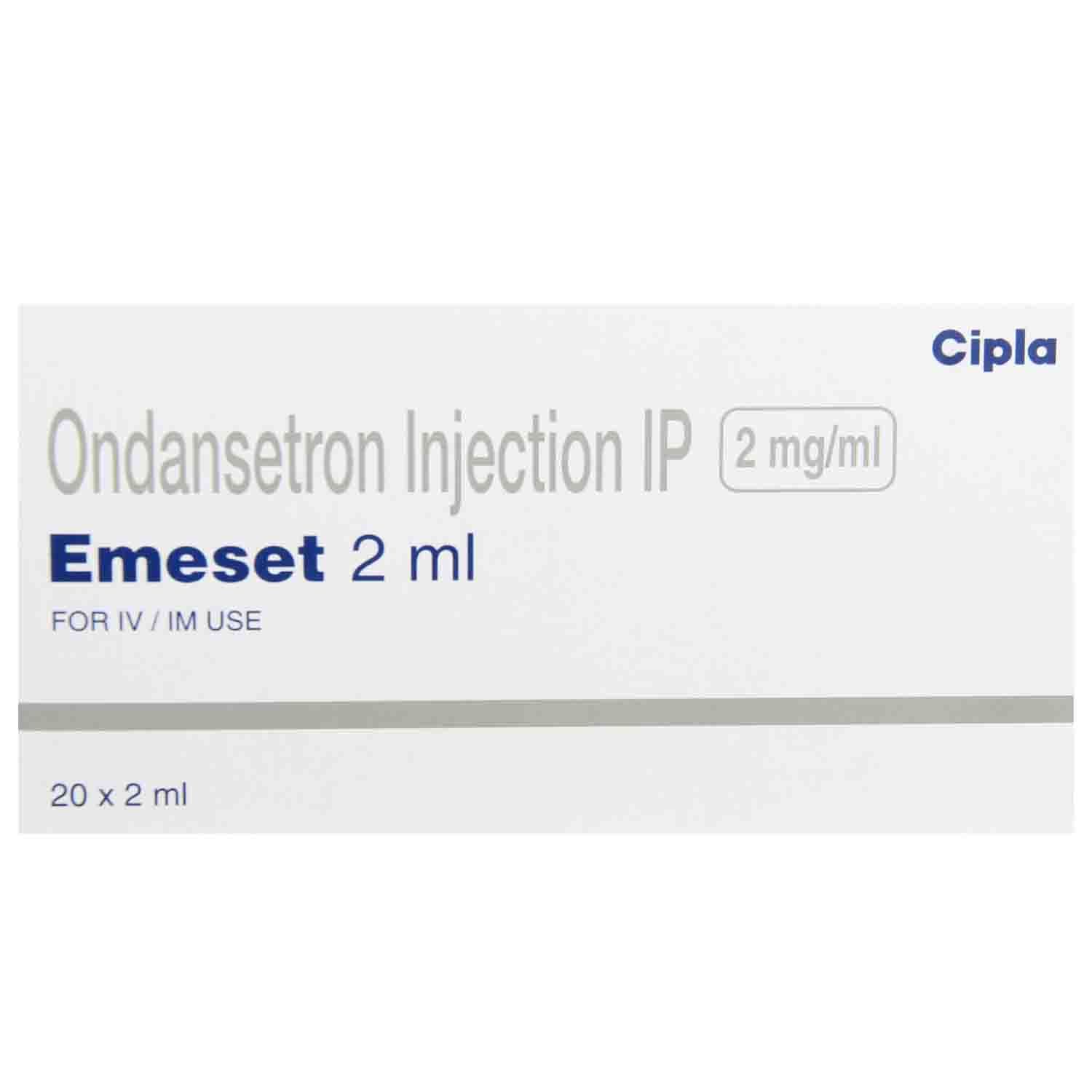 Buy Emeset 2 Injection 2 ml Online