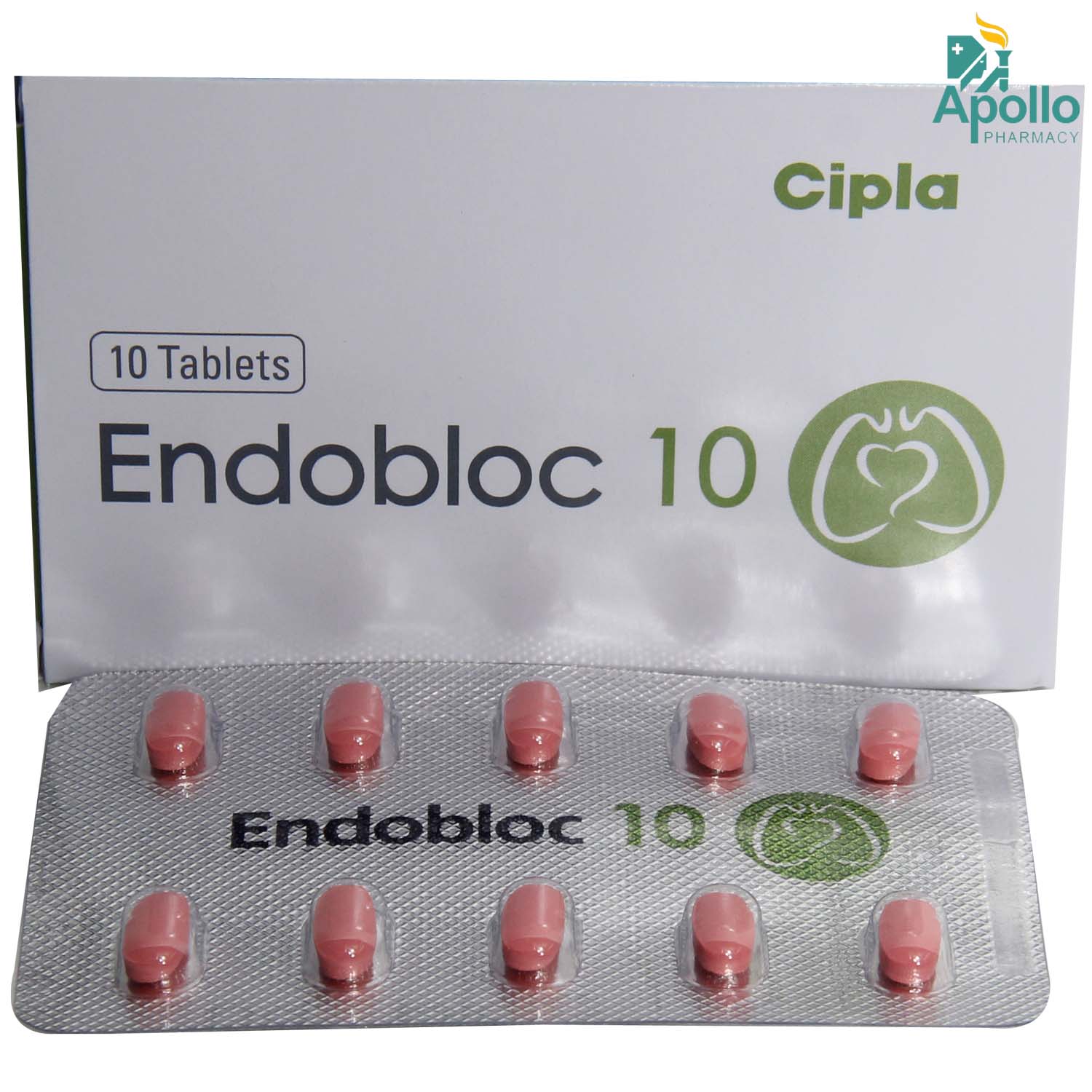 ENDOBLOC 10MG TABLET, Pack of 10 TABLETS ENDOBLOC 10MG TABLET, Pack of 10 TABLETS