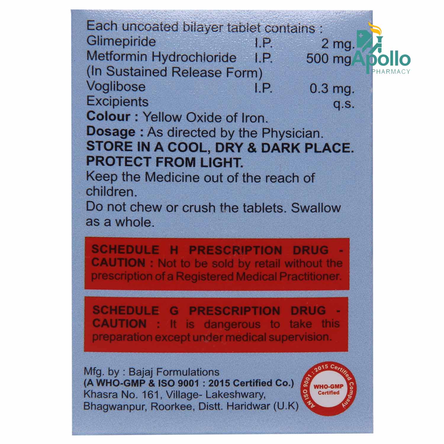 Endoglim Trio 2.3 Tablet 10's, Pack of 10 TABLETS Endoglim Trio 2.3 Tablet 10's, Pack of 10 TABLETS