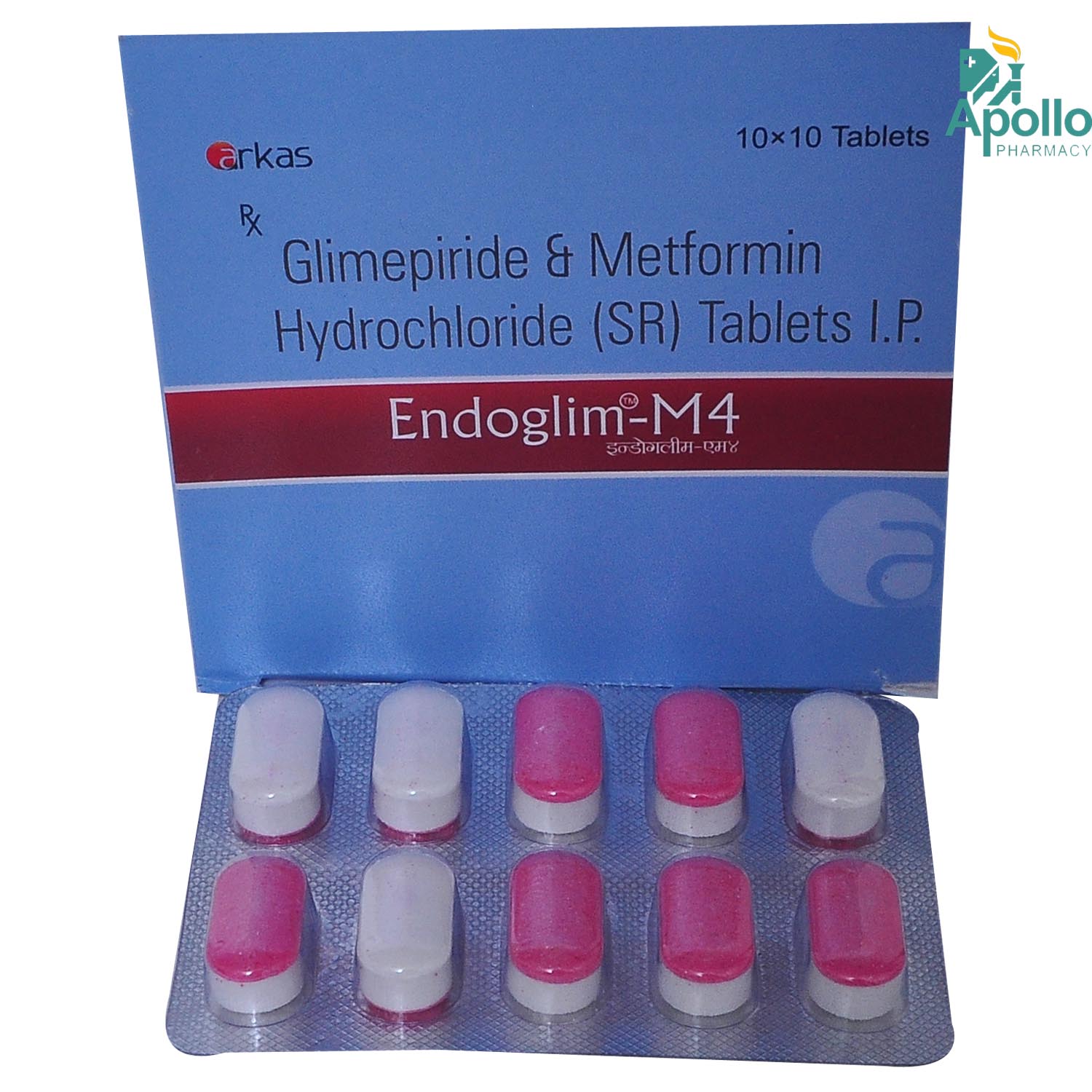 Endoglim M4 Tablet 10's, Pack of 10 TABLETS Endoglim M4 Tablet 10's, Pack of 10 TABLETS