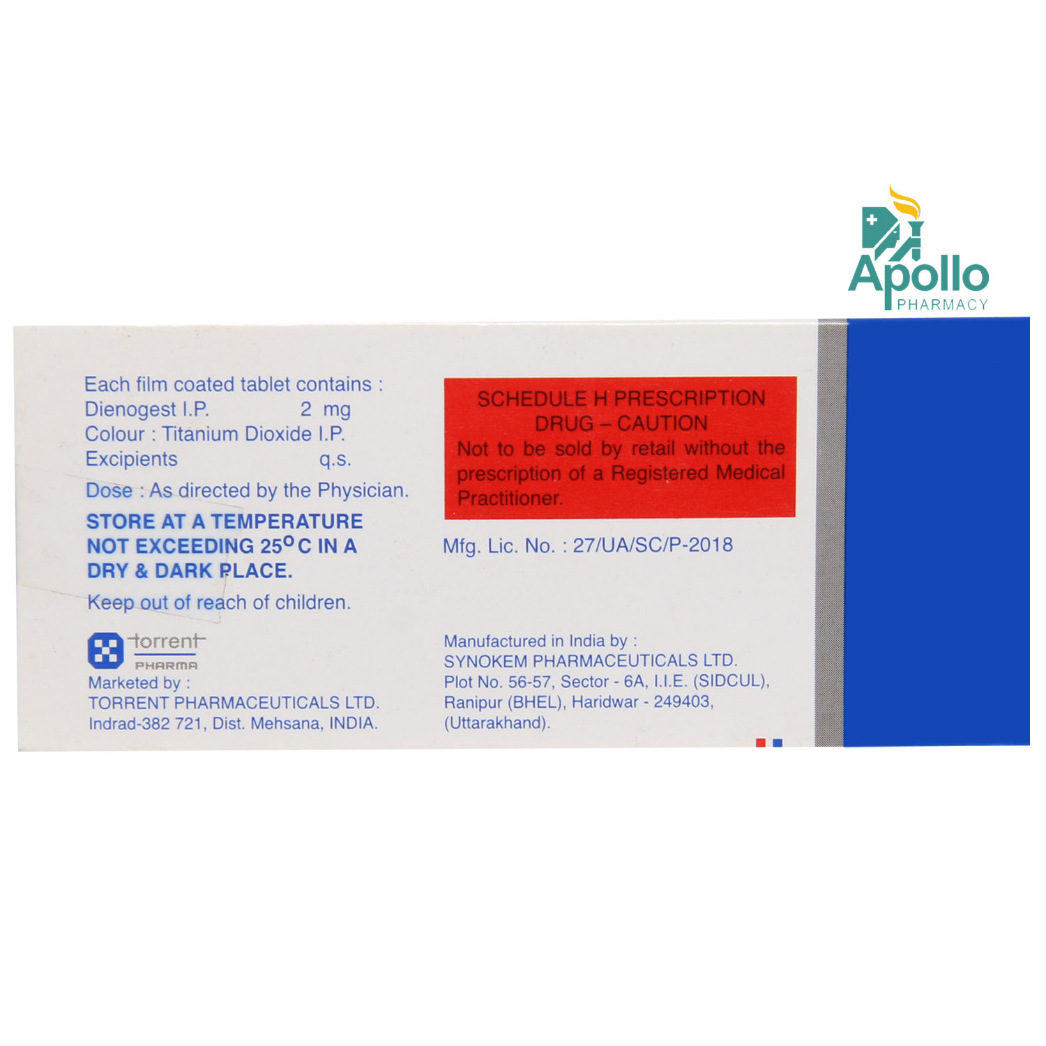 Endobreak 2 mg Tablet 10's, Pack of 10 TabletS Endobreak 2 mg Tablet 10's, Pack of 10 TabletS