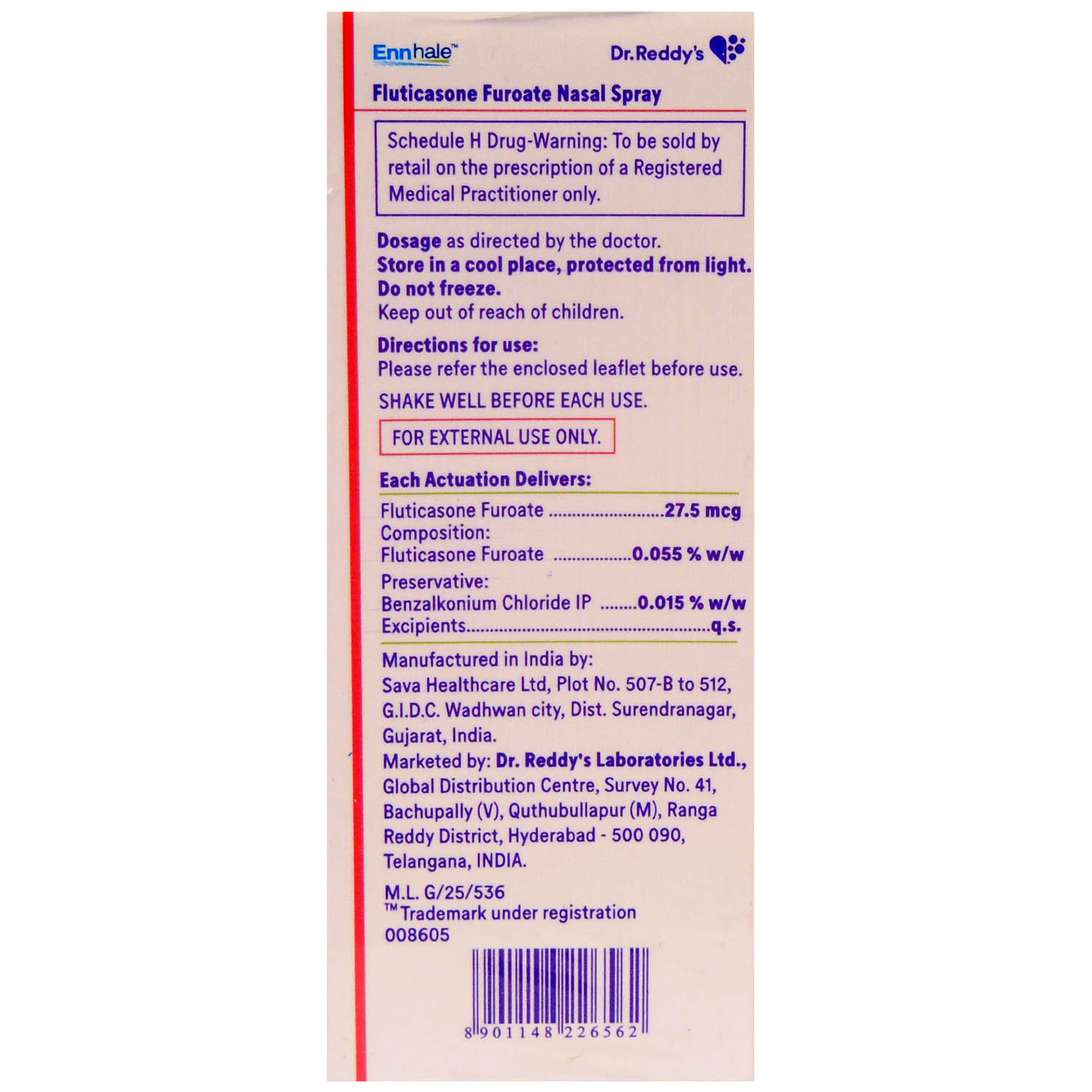 Ennhale Nasal Spray, Pack of 1 NASAL SPRAY Ennhale Nasal Spray, Pack of 1 NASAL SPRAY