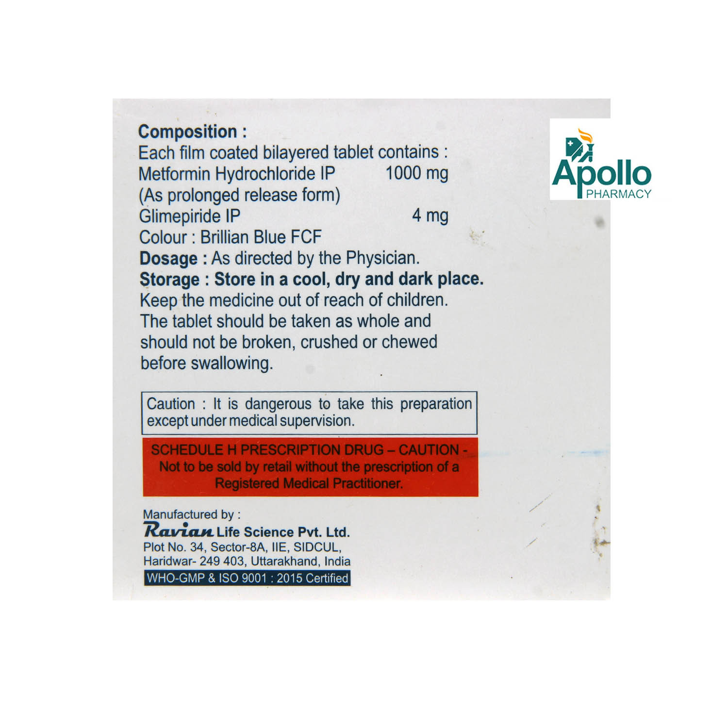 Enristas-4 MF Tablet 15's, Pack of 15 TABLETS Enristas-4 MF Tablet 15's, Pack of 15 TABLETS