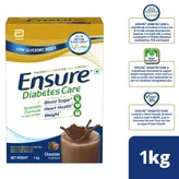 Ensure Diabetes Care Chocolate Flavour Powder for Adults, 1 kg , Pack of 1