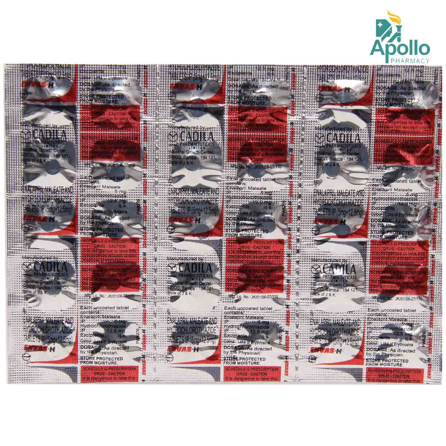 Envas-H Tablet 10's, Pack of 10 TABLETS Envas-H Tablet 10's, Pack of 10 TABLETS