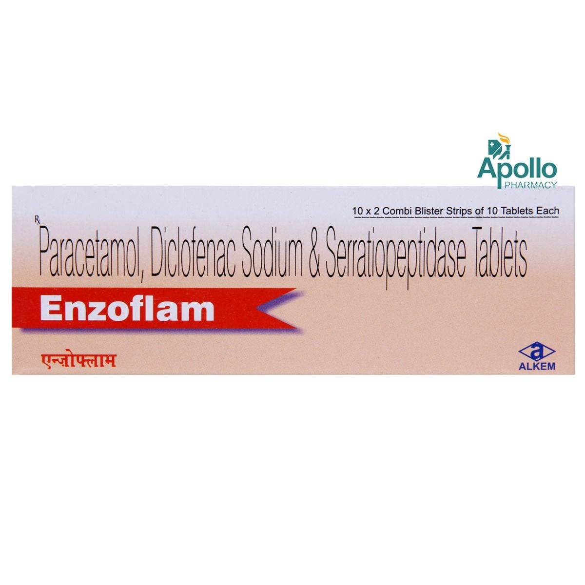 Enzoflam Tablet 10's, Pack of 10 TABLETS Enzoflam Tablet 10's, Pack of 10 TABLETS