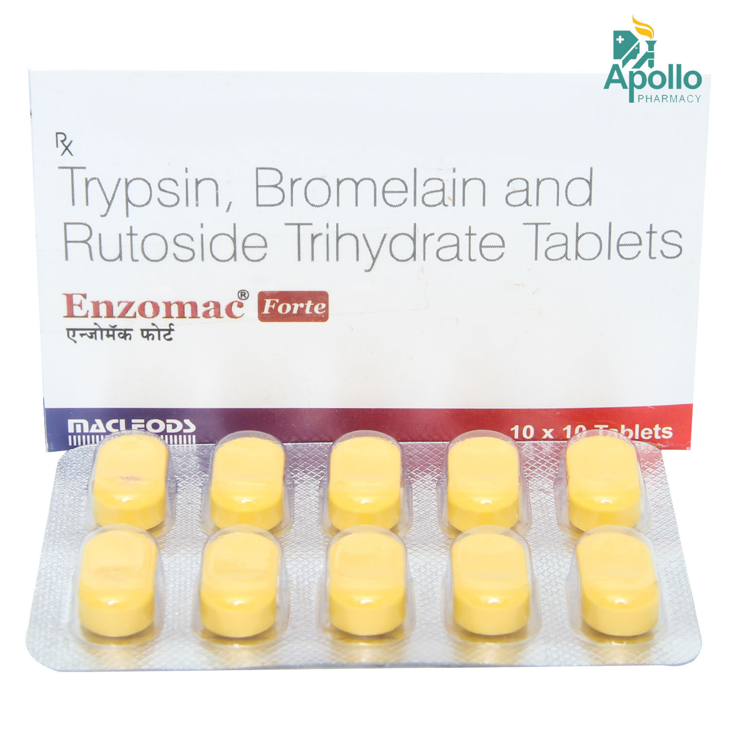 Enzomac Forte Tablet 10's, Pack of 10 Enzomac Forte Tablet 10's, Pack of 10