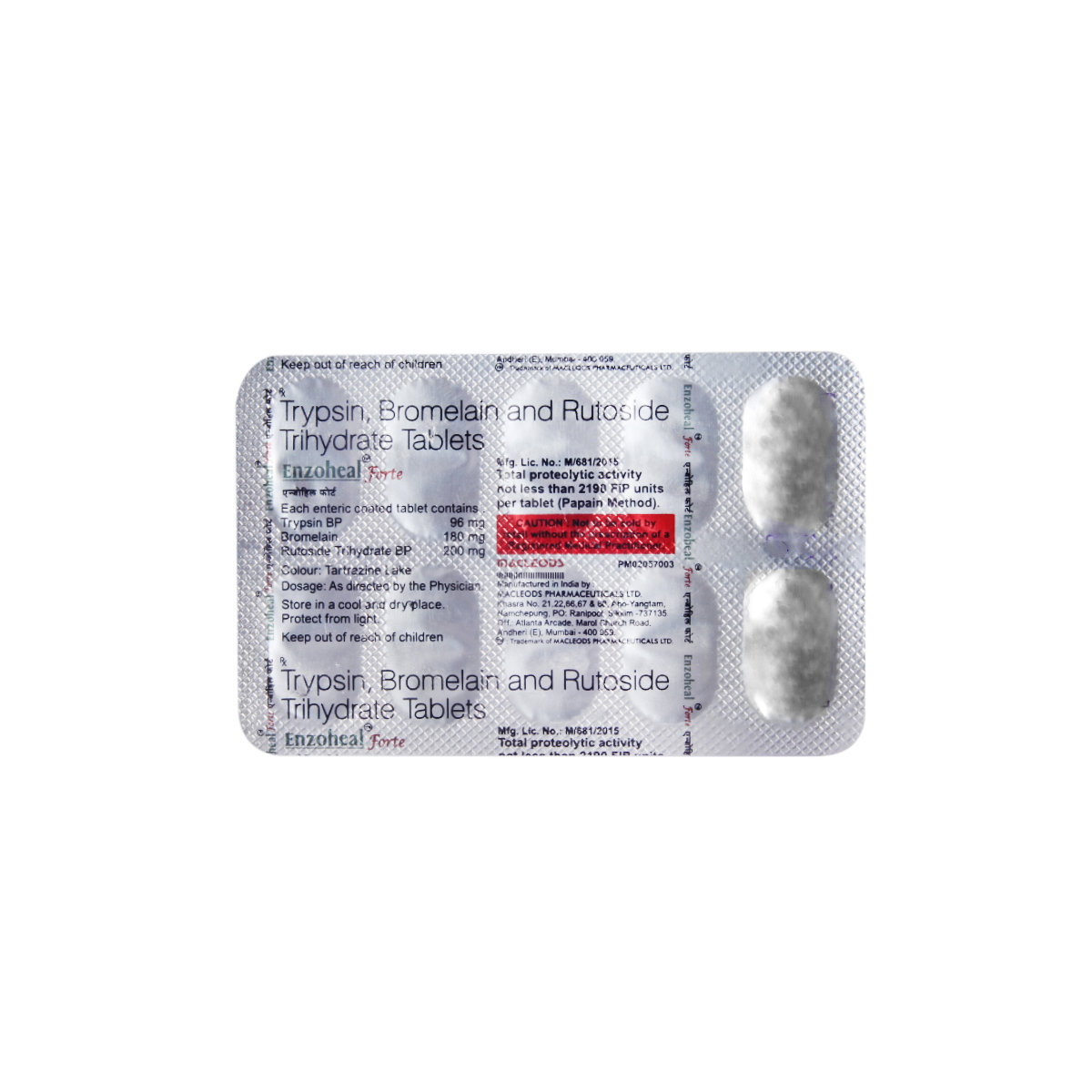 Enzoheal Forte Tablet 10's, Pack of 10 TabletS Enzoheal Forte Tablet 10's, Pack of 10 TabletS