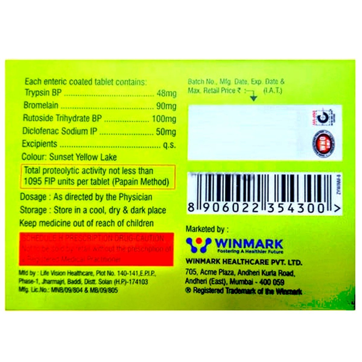 Enzowin D Tablet 10's, Pack of 10 Enzowin D Tablet 10's, Pack of 10