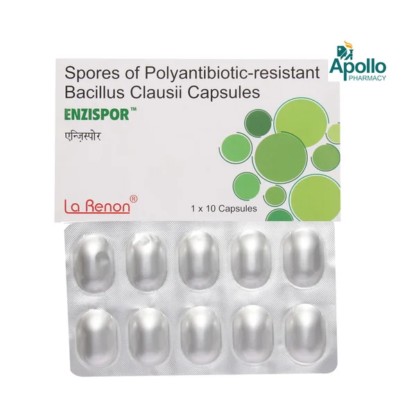 Enzispor Capsule 10's, Pack of 10 CapsuleS