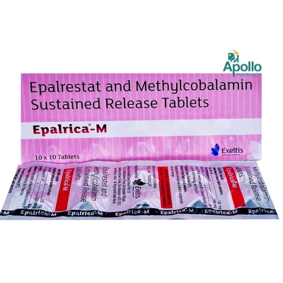 Epalrica-M Tablet 10's, Pack of 10 TABLETS