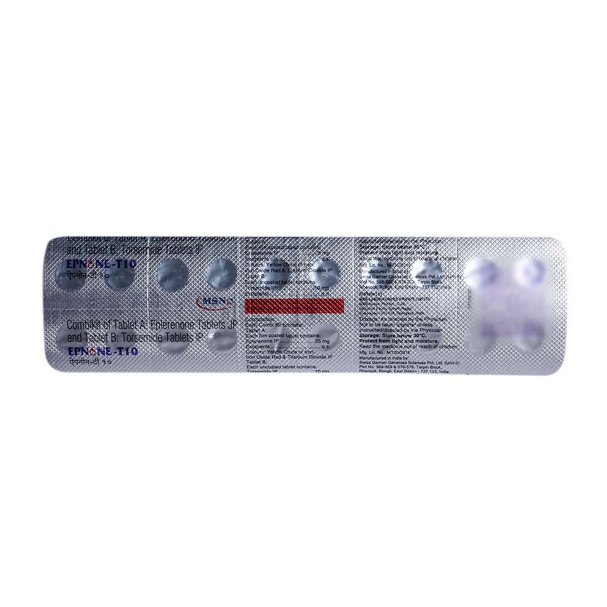 Buy Epnone-T10 Combikit Tablet 20's Online