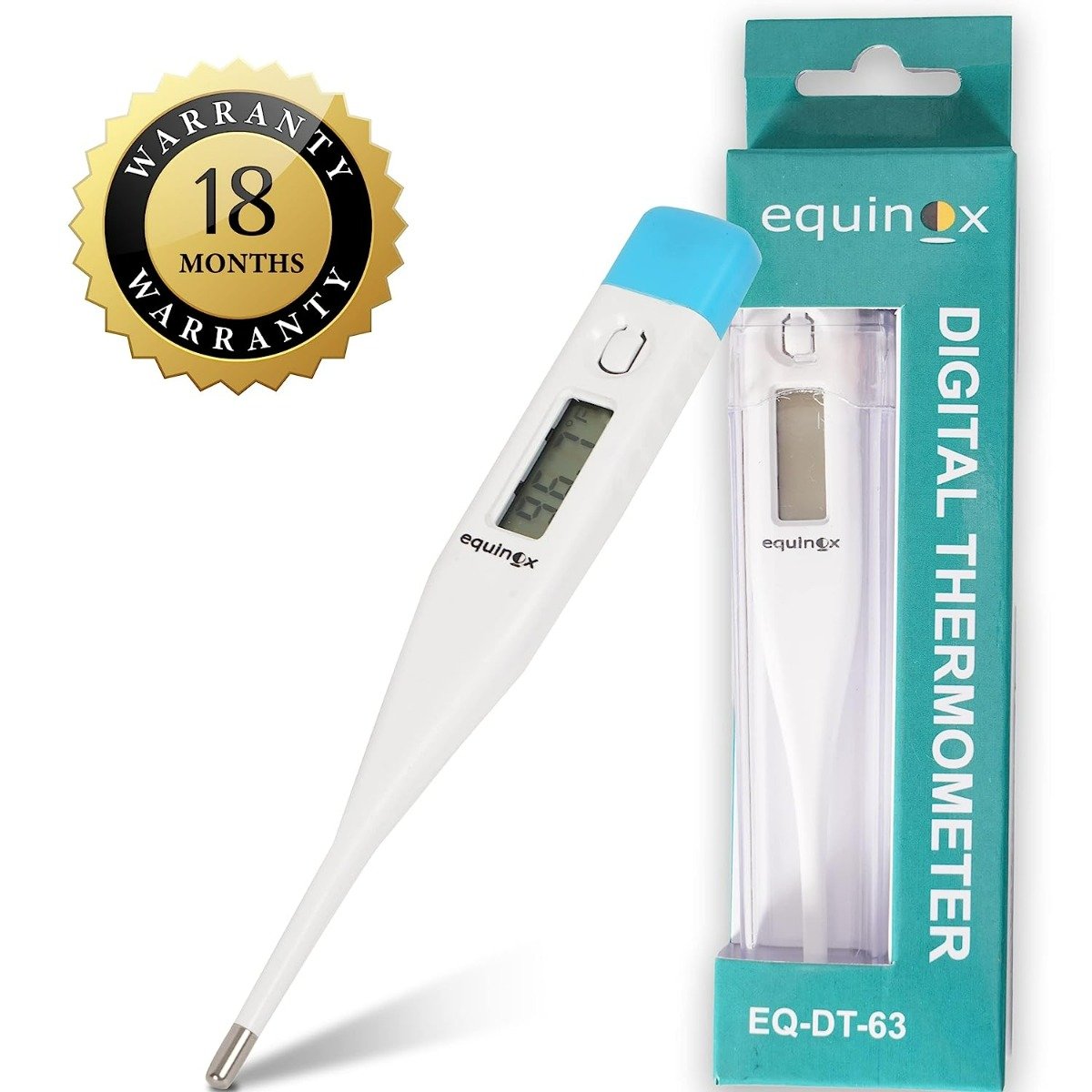 Equinox Digital Thermometer EQ-DT-63, 1 Count, Pack of 1 Equinox Digital Thermometer EQ-DT-63, 1 Count, Pack of 1