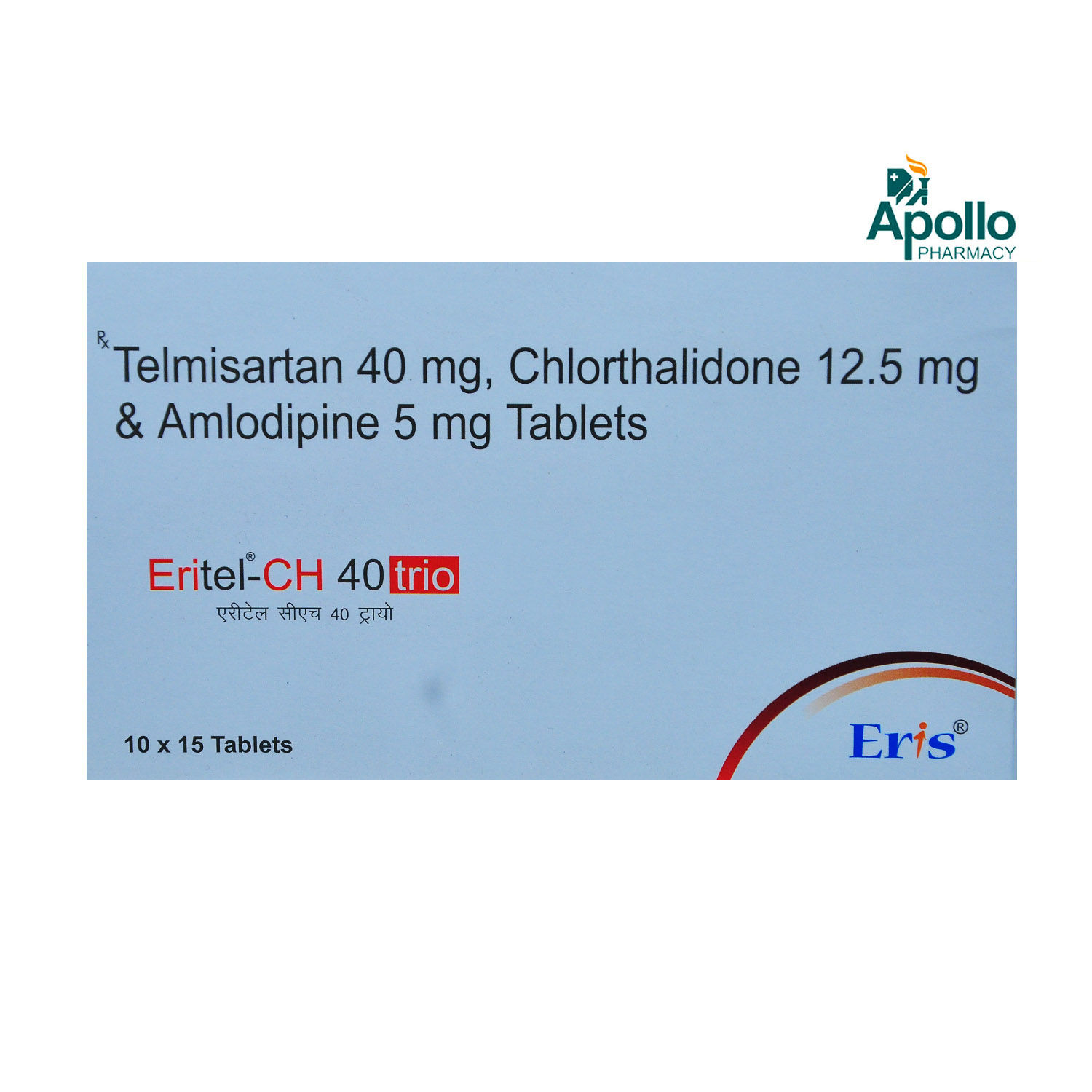 Buy Eritel-CH 40 Trio Tablet 15's Online